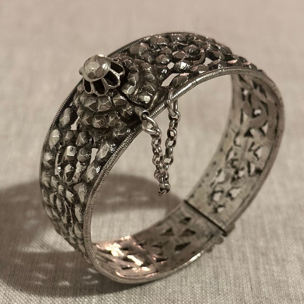 Bracelet argent massif ancien