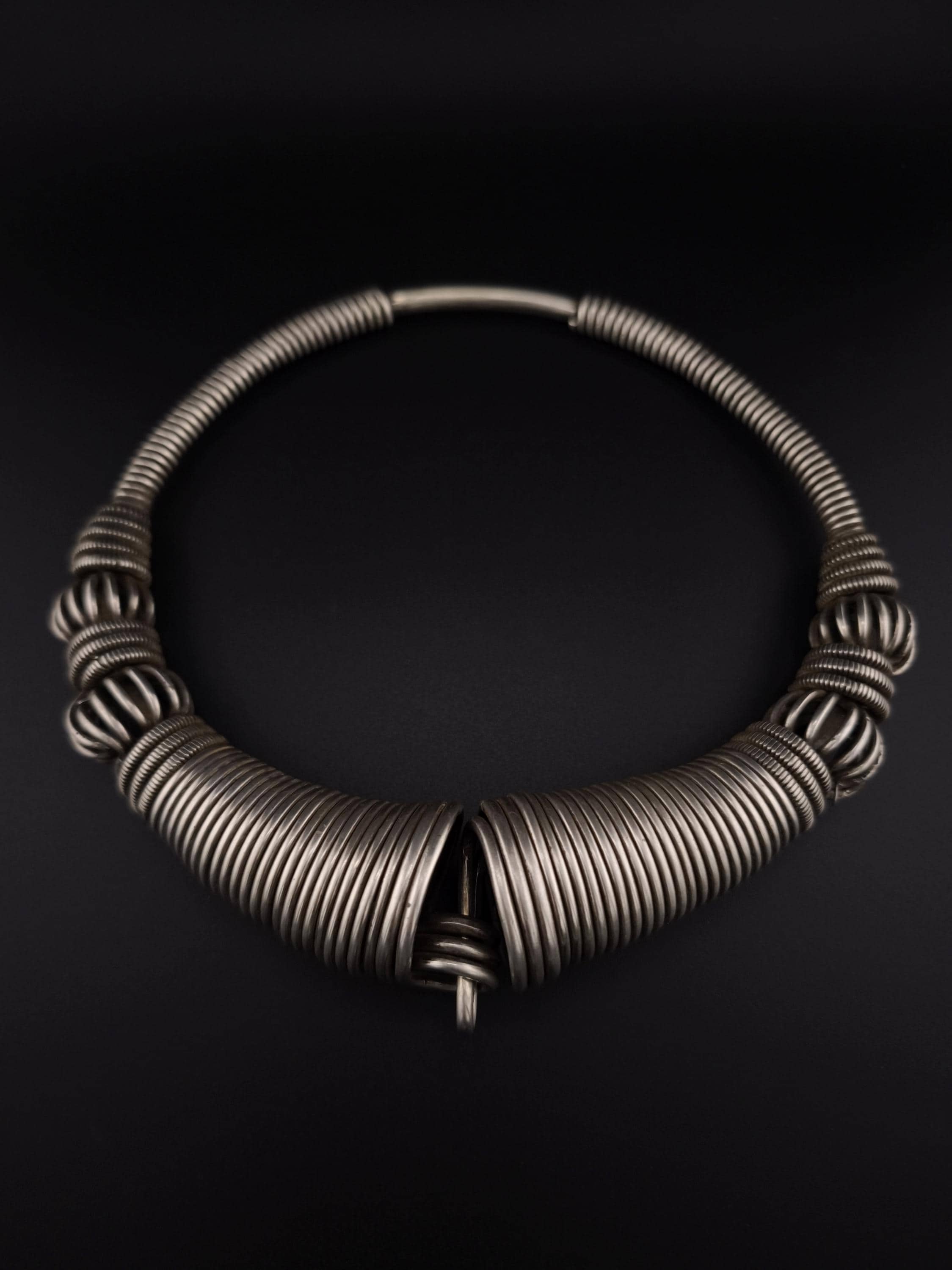 Collier En Argent Massif 925/1000 - Style Indien - Neuf Sans Emballage - Bijou Ethnique