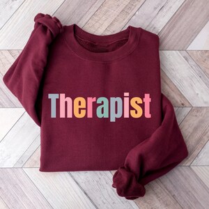 Therapeut Sweatshirt, Geschenk für Therapeuten, Therapie Sweatshirt, Bewusstsein Shirt für psychische Gesundheit, Ratgeber Shirt, Psychiater Shirt