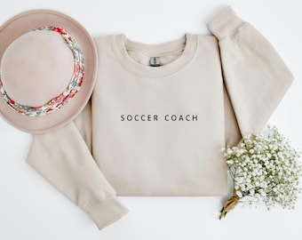 Fußball-Trainer-Sweatshirt, Sport-Trainer-Shirt, Geschenk für Trainer, Geschenk für Fußball-Liebhaber, Fußballmannschaft, Fußball-Geschenk, Fußballtrainer-Geschenk, Fußball-Mama