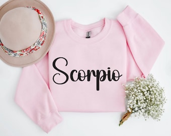 Scorpio Sweatshirt, Scorpio Zodiac tshirt, Scorpio shirt, Astrology Shirt, Scorpio Gifts, Zodiac Gifts, Zodiac Sign Sweatshirt, Gift for BFF
