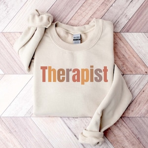 Therapeut Shirt Therapeut Geschenk Geschenk für Therapeut Therapie Sweatshirt Mentale Gesundheit Shirt Bewusstsein Shirt Ratgeber Shirt Psychologe Shirt