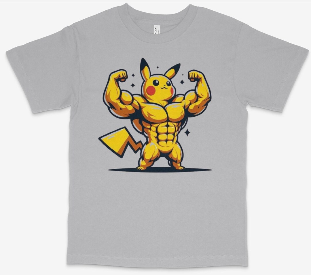 Strong Gigachu Strong Pikachu - Etsy