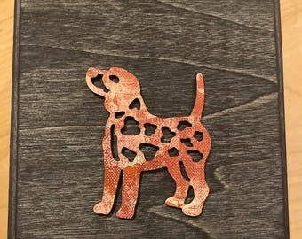 Houten hondenherinneringsdoos: sentimenteel woondecoratie
