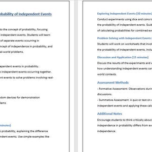 Grade 8 Math Full Course Lesson Plans - Etsy