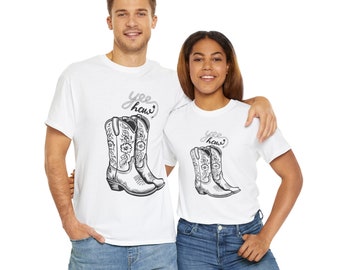 Yee Haw & Cowboy Boots Tee