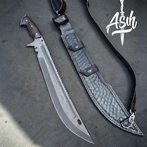 Hand-Forged Machete Knife | Camping Knife | Husband Gift | Personalized Gift | Full Tang Knife | Hunting Blade | Survival Machete | Man gift