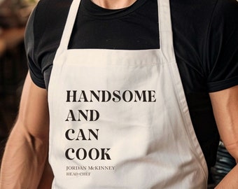 Custom Apron, Funny gift for Dad, Chef Apron, Apron for gift, Personalized apron, BBQ apron, Father's Day Kitchen Apron, Baking Gift,