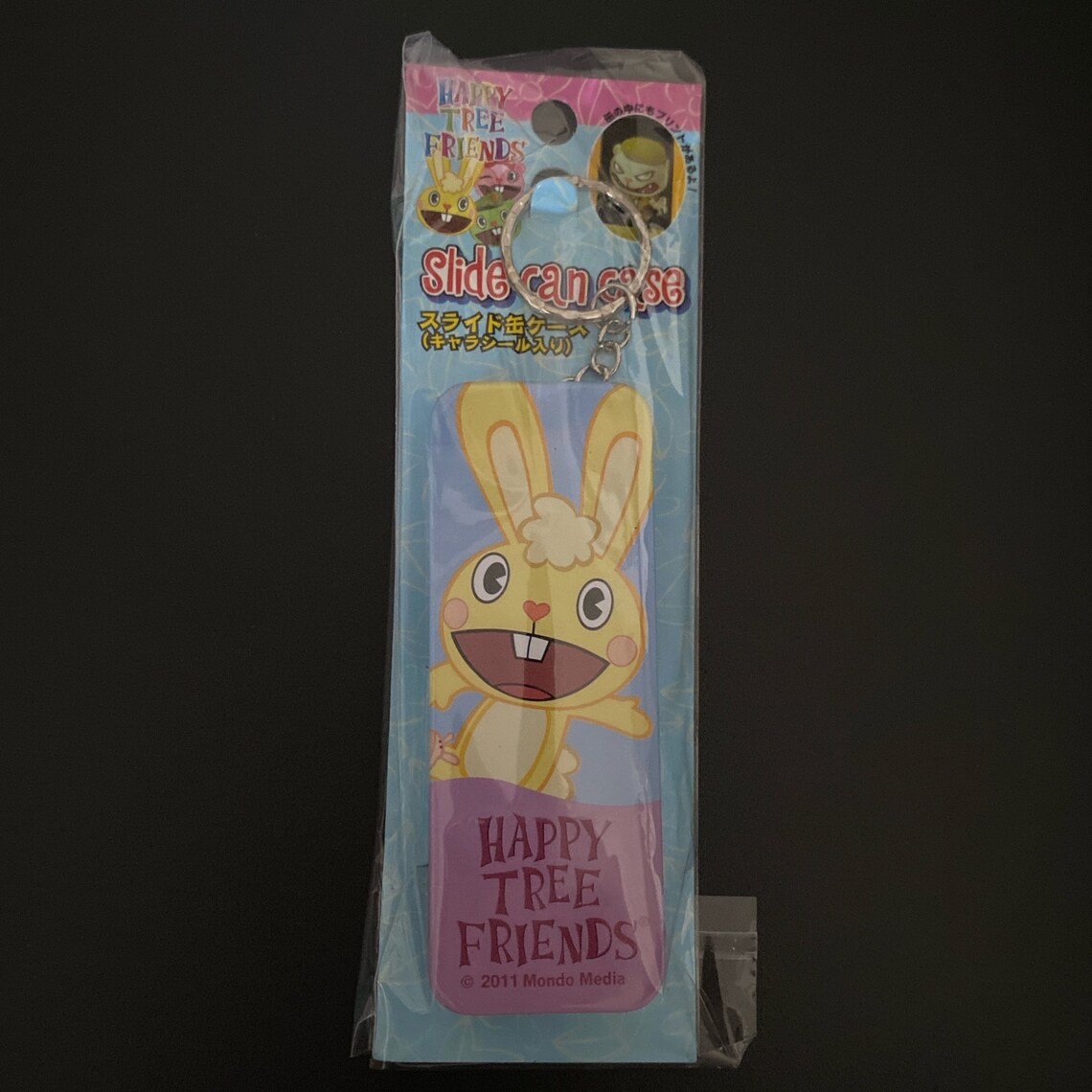 Cuddles Happy Tree Friends Sticker Sliding Tin Keychain Rare ...