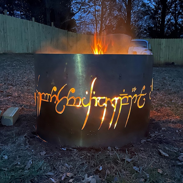 LOTR Ring of Power Fire Pit DWG