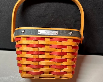 Longaberger 2001 Inaugural Basket Only in Good Condition