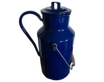 Brocante Vintage Enamel Milk Jug - Beautiful Old World Charm