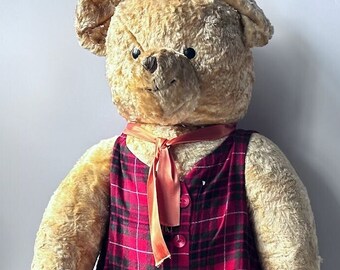 Prachtige Antieke Teddybeer 80 cm-32,5 inch / (Steiff / Mohair) - Jaren 30/40/50