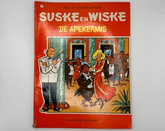 Suske & Wiske – Nr.: 77 – De Apekermis – Willy van der Steen – Kostenloser Versand – Comic-Buch – Sammlerstück