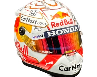 Casque Max Verstappen Racing - Schaamodel - 1:2 - Red Bull - Formule 1