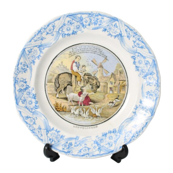 アンティーク P. Regout マーストリヒト プレート「ダーリンズ