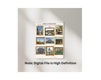 Bern Scavenger Hunt for Kids Printable PDF