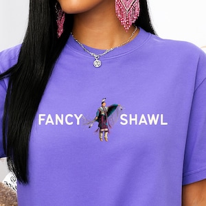 Fancy Shawl Native Owned Indigenous T-Shirts. Indigenous owned Gift Shop.