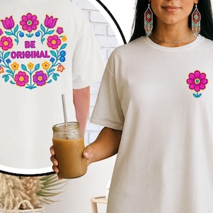 Native owned, Floral Be Original T-Shirt, Indigenous owned shirts