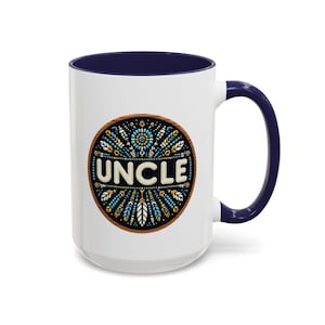 Native Onkel Indigen entworfen Kaffeetasse. Geschenkeladen in einheimischem Besitz