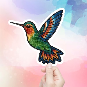 Hummingbird Sticker Indigenous Owned Gifts