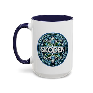 Skoden Designed Funny Native Coffee Mug. Indigenous Owned Gift Shop