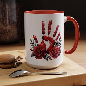 MMIW Art Native Designed Coffee Mug. Indigenous Owned Gift Shop