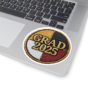Pegatina de graduación indígena de 2025, regalos de propiedad nativa para graduación