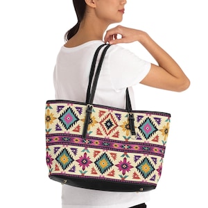 Indigenous Designs PU LeatherLook Shoulder Bag