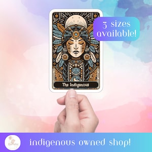 The Indigenous Tarot Sticker Indigenous Owned gifts