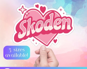 Skoden native funny Sticker indigenous owned gifts
