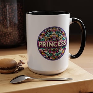Indigene Princess Native Designed Kaffeetasse. Geschenkeladen in einheimischem Besitz