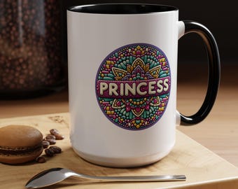Indigenous Princess Native Designed Coffee Mug. Indigenous Owned Gift Shop