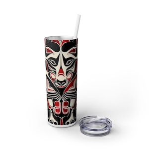 Einheimische dünne Becher mit Stroh, 20oz