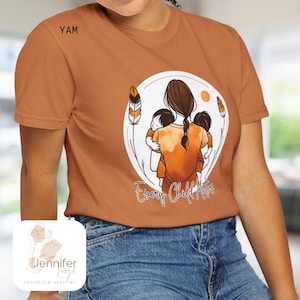 Orange Shirt Day Indigenous Every Child Matters Comfort Colors Native Designed tshirt. Indigenous owned gift Shop