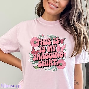 Snagging Shirt Indigenous Owned shirts Comfort Colors Fun Modern Native tshirt Designs.