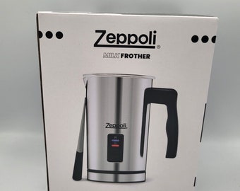 Zeppoli Milk Frother and Warmer - Electric Milk Steamer and Heater Automatic