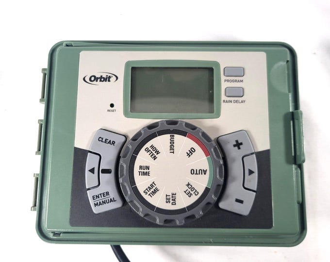 Programmateur D'arrosage Automatique Orbit Buddy II Digital Duo - Double Station Pour Jardin