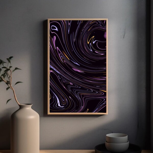 Fluid Wall Art - Digital