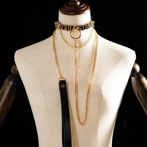 Benutzerdefinierte Frauen Name Choker Kragen, Gold Buchstaben Wort Kragen Halskette Cosplay Geschenke für sie, Kette Choker mit Leine Mehr Farbe erhältlich