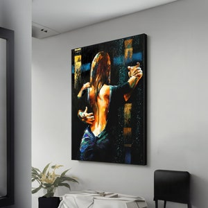 Romantic Dance Canvas Painting - Elegant Couple Wall Art for Valentine’s Gift, Anniversary Décor & Love-Inspired Home Decor