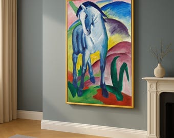 次の芸術家によるアート作品： Franz Marc フランフラン 白い馬 現代