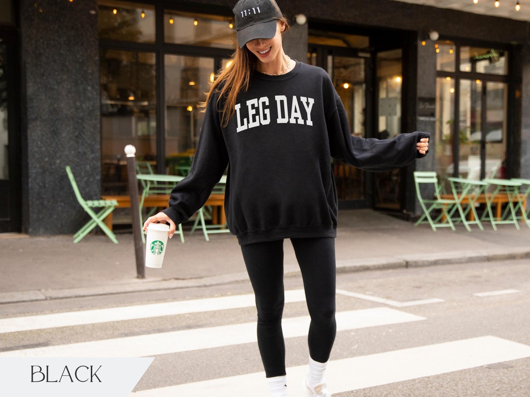 Leg Day Gym Sweatshirt, Gym Girl Hoodie, Weight Lifting Gym Shirt