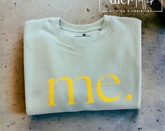 Statement women's sweatshirt mint green mint neon pink, women's sweater mint statement, oversize women's hoodie mint, sweatshirt women's mint mint, NEON