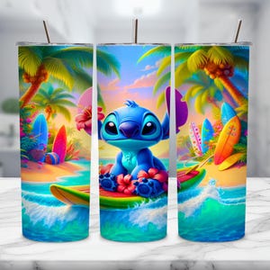 Uroczy ścieg na łódce z kwiatami cieszący się letnimi wibracjami Tumbler, 20oz Skinny Tumbler Wrap, Cartoon Tumbler PNG, Funny Beach Tumbler Sublimacja