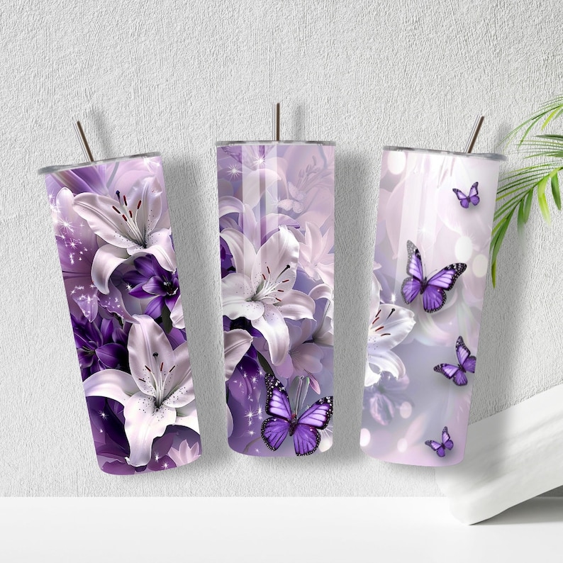 lilac tumbler wrap, sublimation tumblers 20oz blank