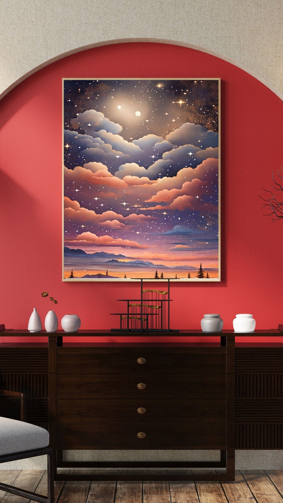 Celestial Splendor Craft Artwork Inspired by the Majesty of the Night ...