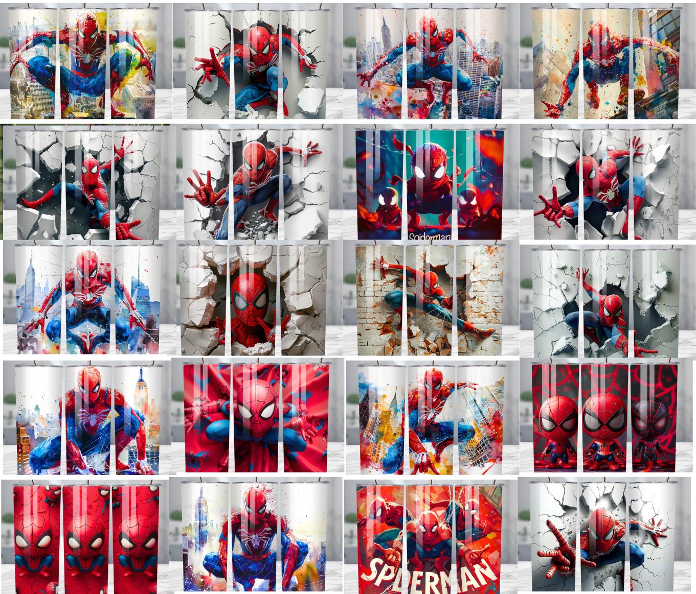 tmpaintさんスパイダーマン イラスト入り グラス マーベル／MARVEL