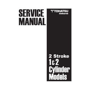 Tohatsu 2 stroke 2.5 to 40hp 1 & 2 cylinder Outboard engine service, repair, workshop manual