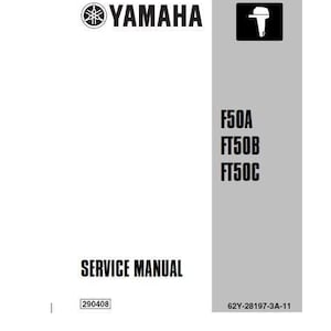 Yahama F50A, FT50B, FT50C Außenbordmotor (Modellcodes 62Y und 64J) Service Handbuch Ausgabe 2000